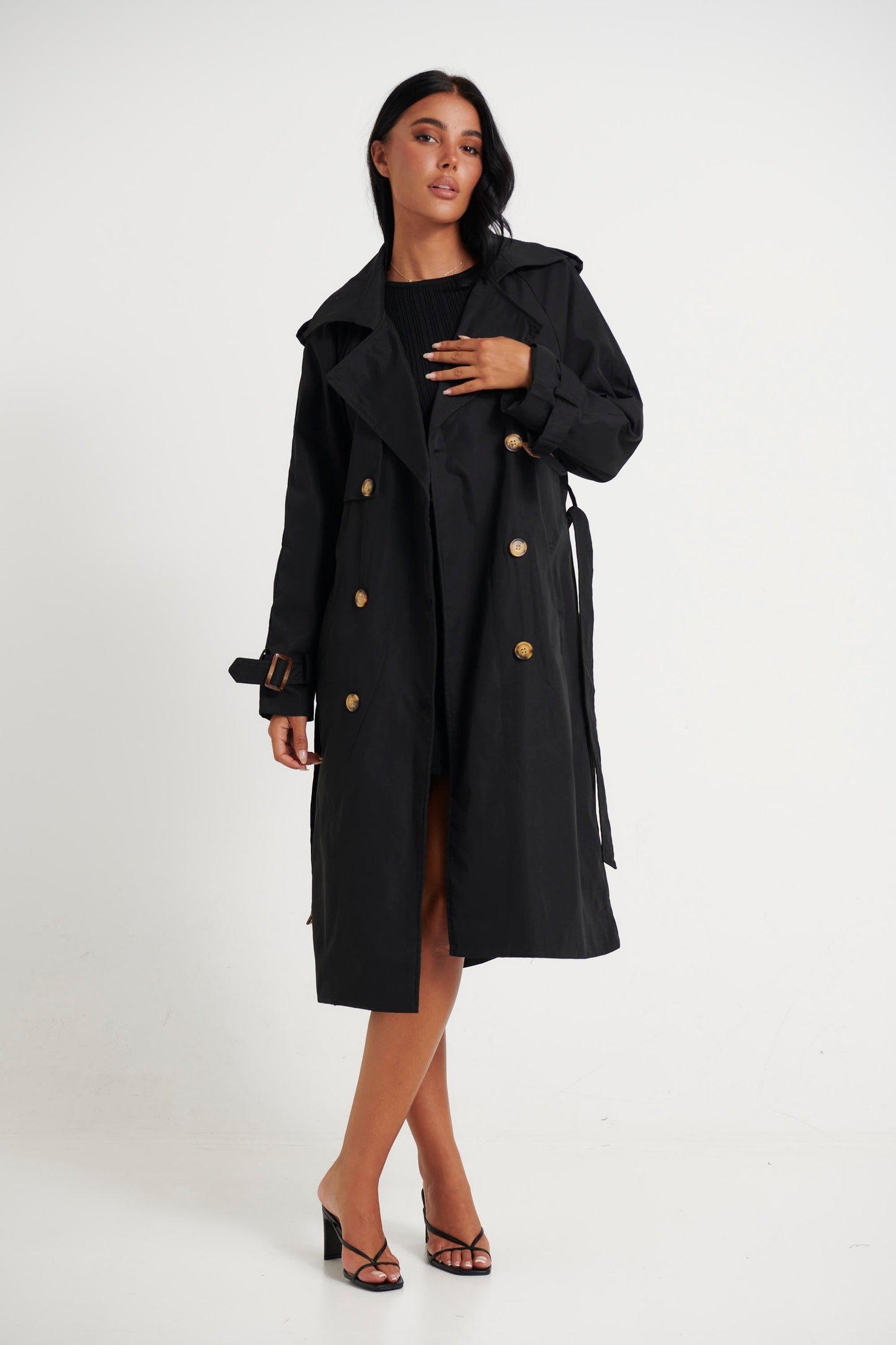 Lia Trench Black