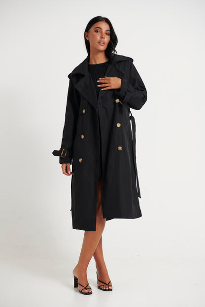 Lia Trench Black