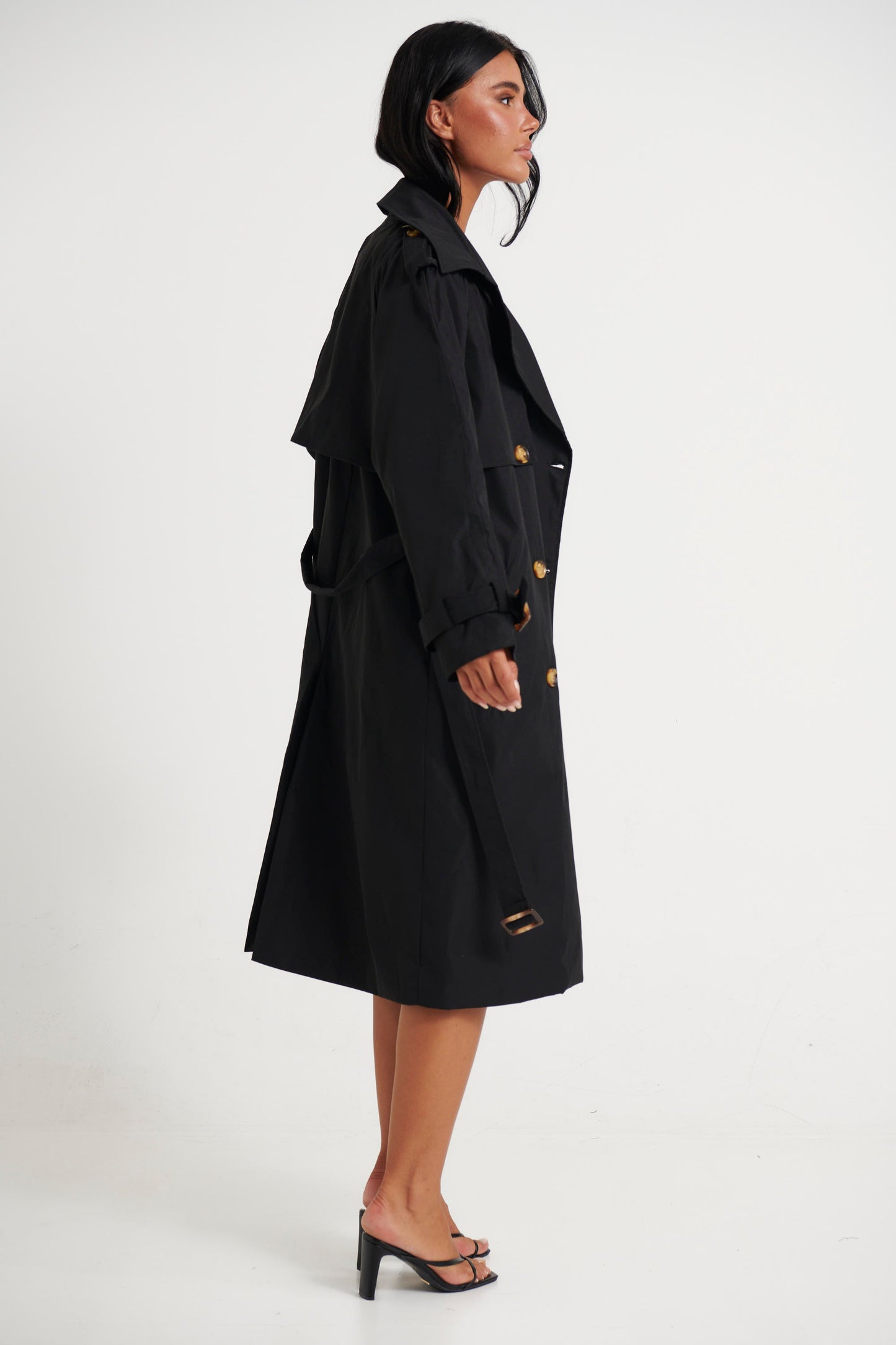 Lia Trench Black