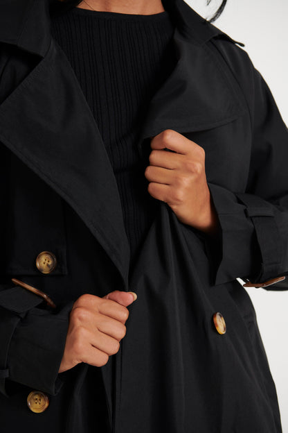 Lia Trench Black