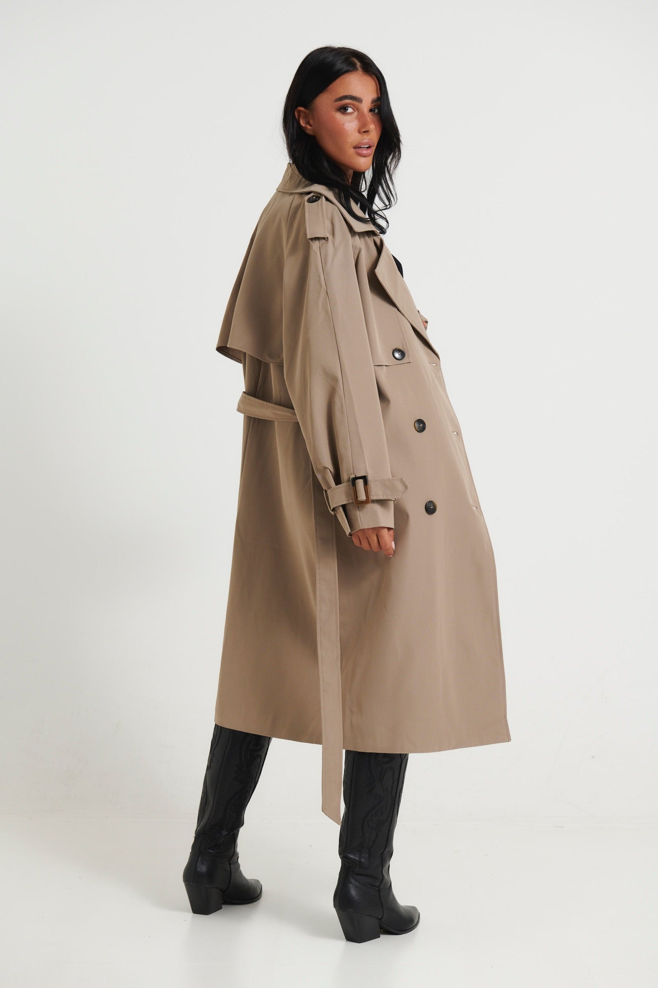 Lia Trench Mocha