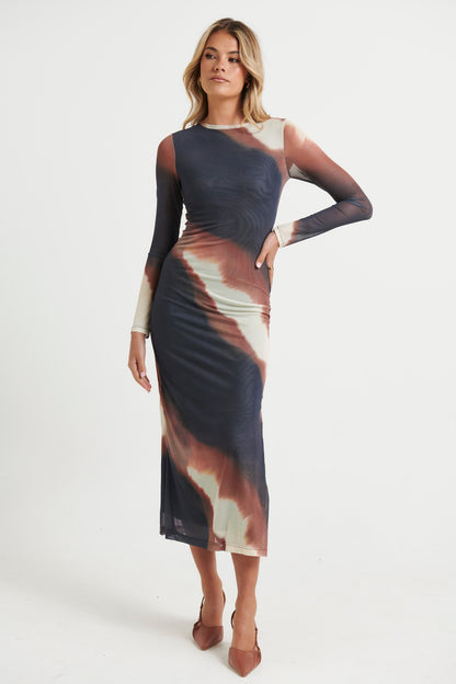 Amaya Midi Dress Mars