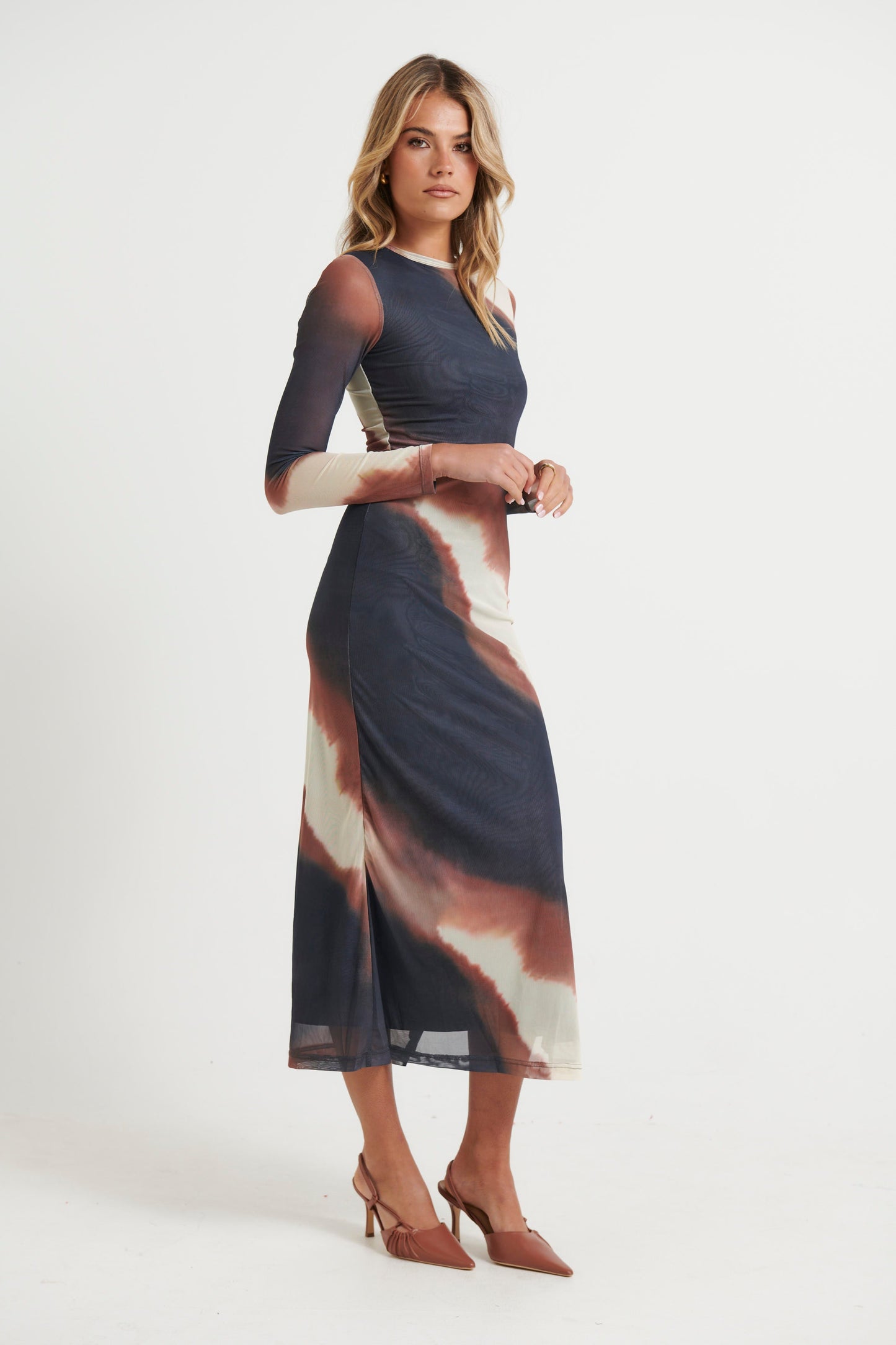 Amaya Midi Dress Mars