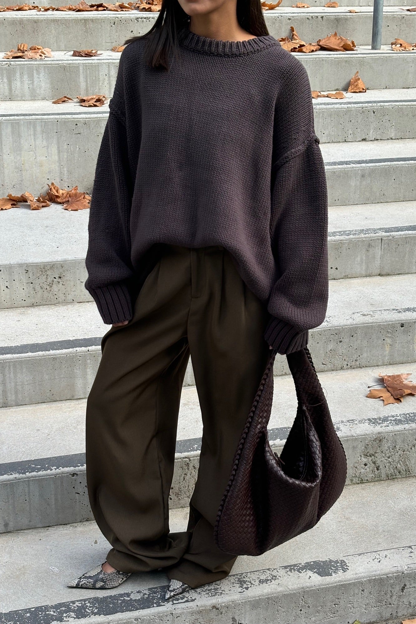 Nikova Knit Jumper Chocolate