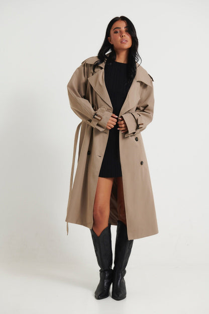 Lia Trench Mocha