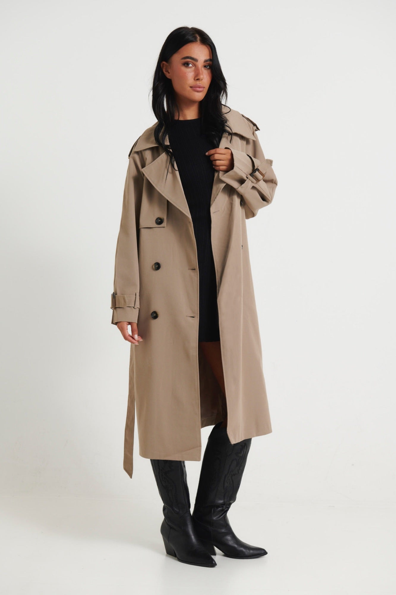 Lia Trench Mocha