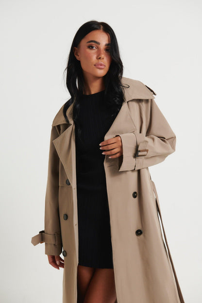 Lia Trench Mocha